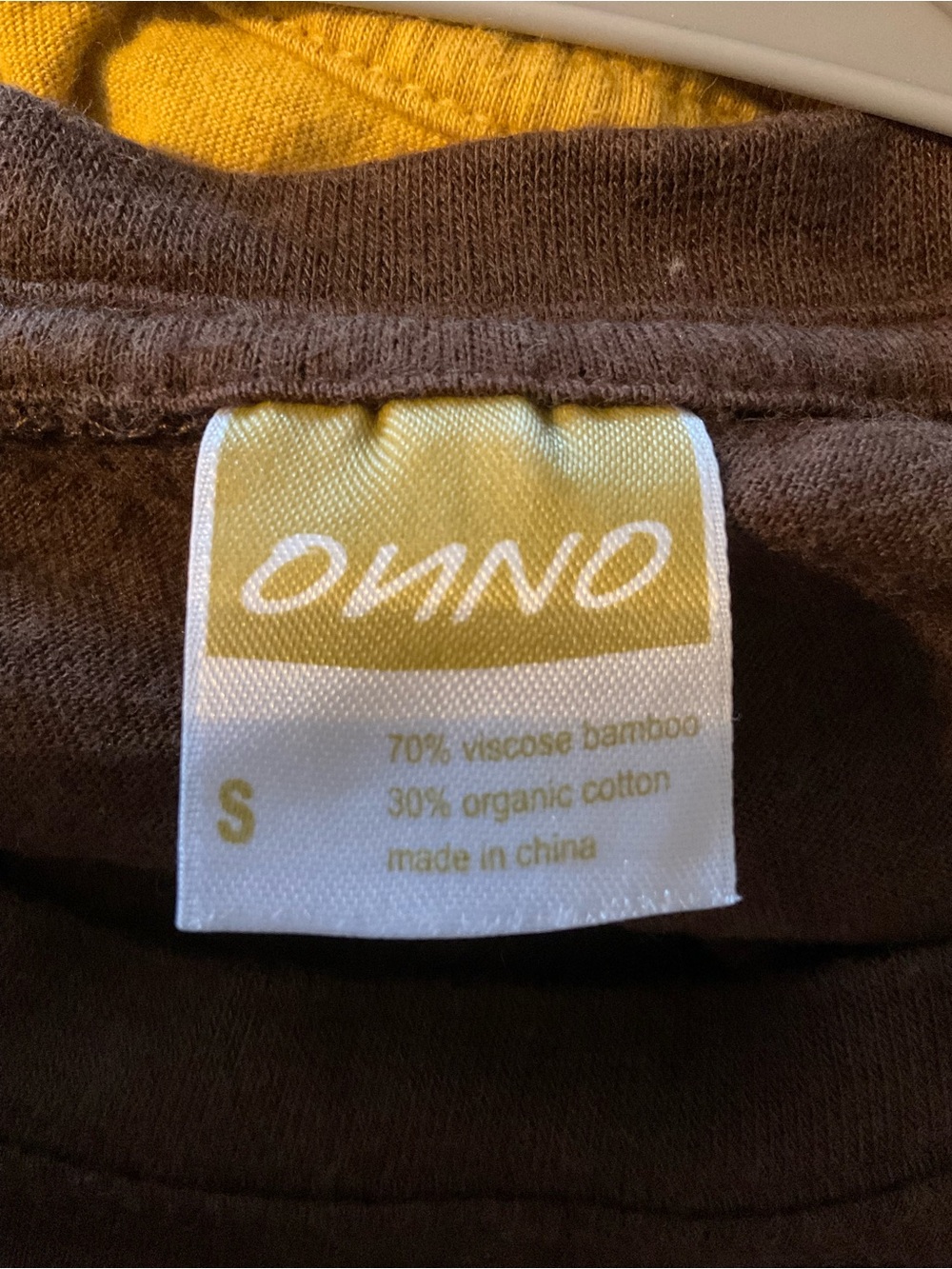 ONNO Bamboo T-Shirt Unpatched - Espresso, Men’s Size S - Picture 3 of 3